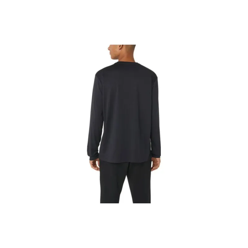 Asics Hex Graphic Dry Long Sleeve Sweatshirts Men Black-2