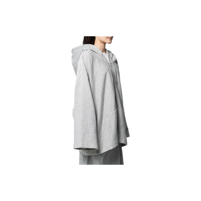 Champion X Anrealage Logo Patch Asymmetric Hoodie-5
