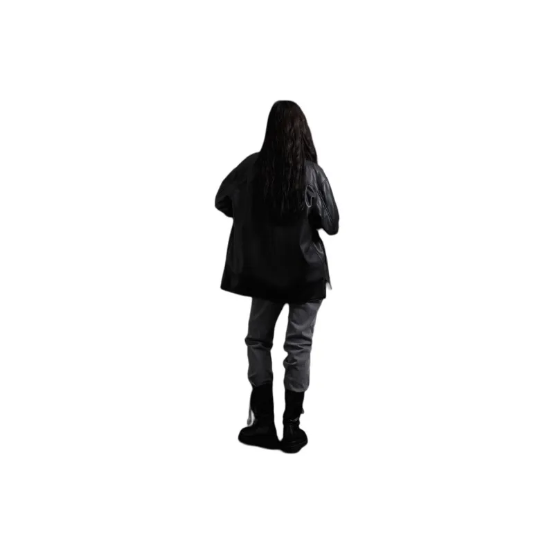 COVERNAT Leather Jackets Unisex Black-3