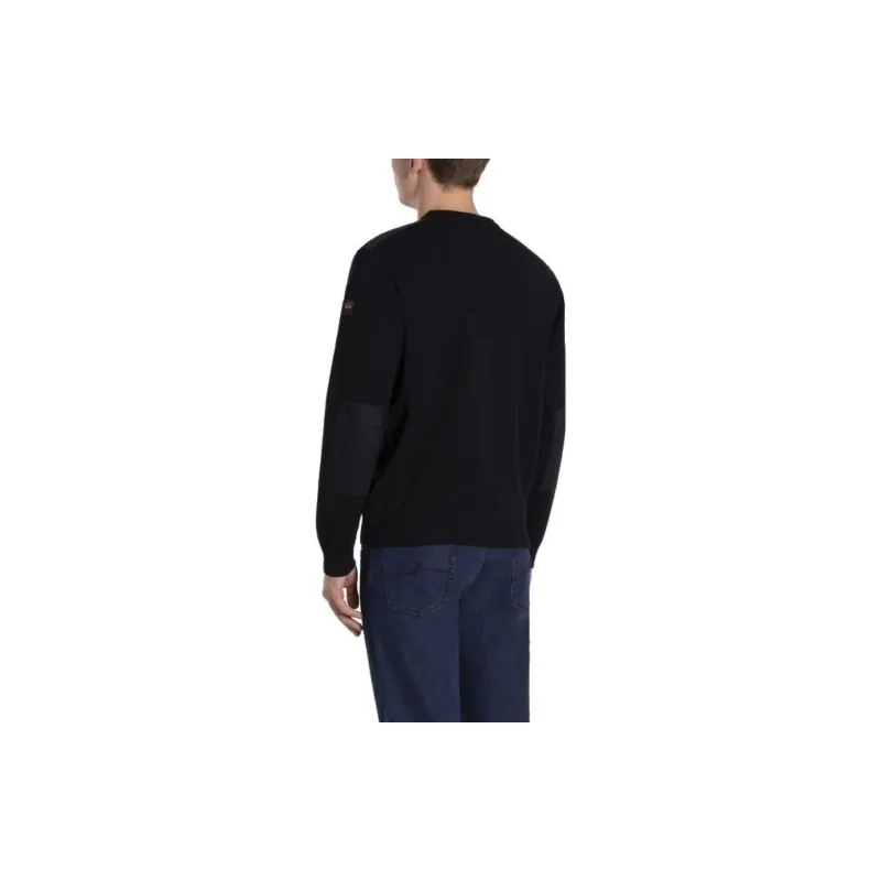 Paul & Shark Logo Patch Crewneck Knitted Jumper-2