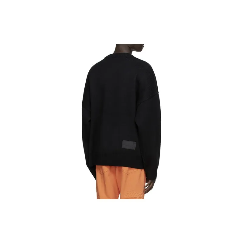WE11DONE Logo Intarsia Jumper-2