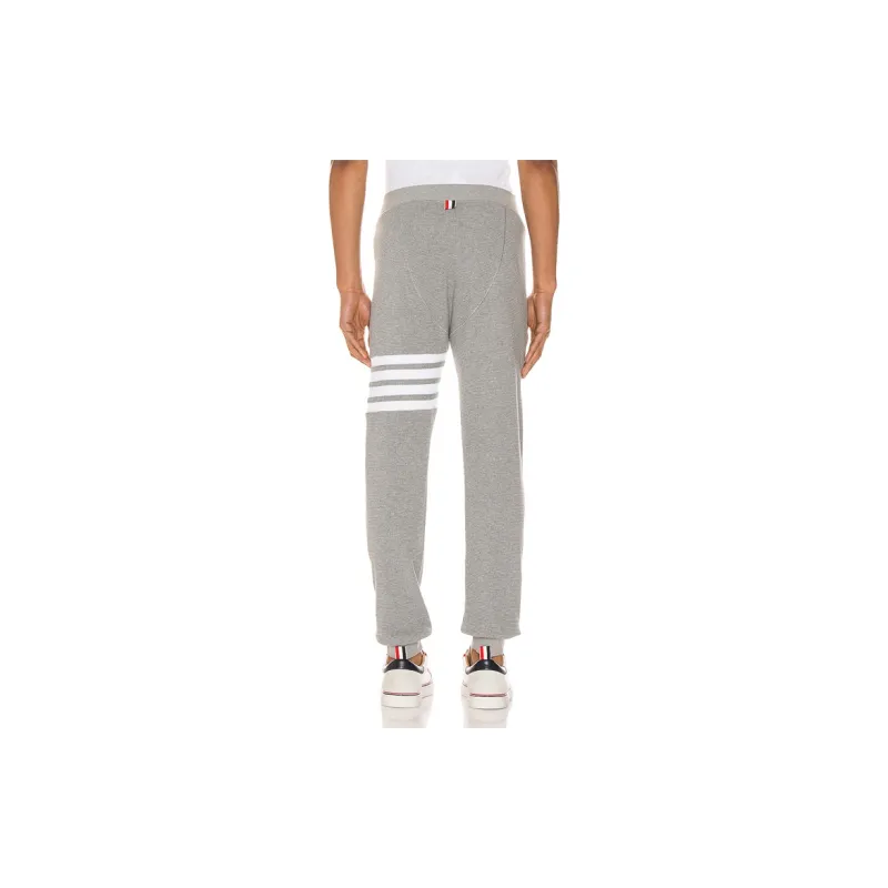 THOM BROWNE Ottoman Rib 4 Bar Stripe Track Pants-3