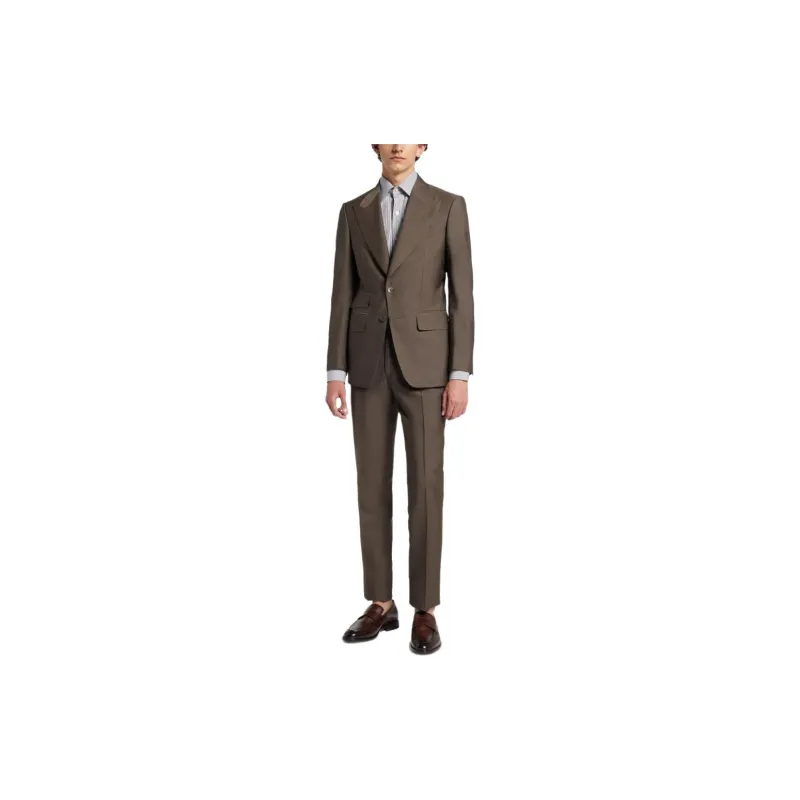 TOM FORD SS24 Business Suits Men's Brown-3