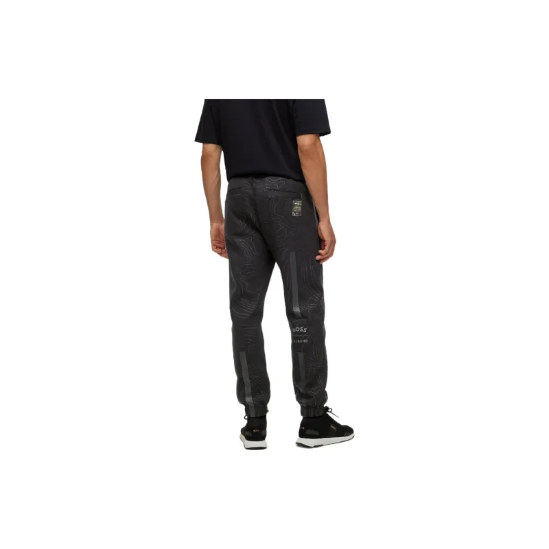 HUGO BOSS HUGO BOSS X AJBXNG SS23 Knitted Sweatpants Men's Black-3