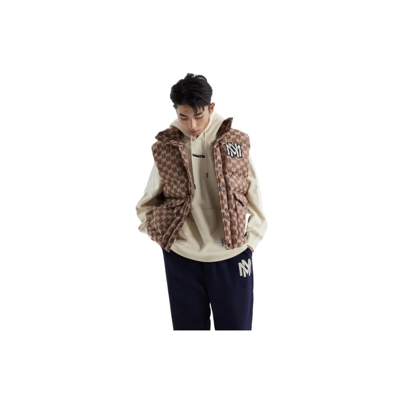 Mitchell Ness Vests Unisex Brown-6