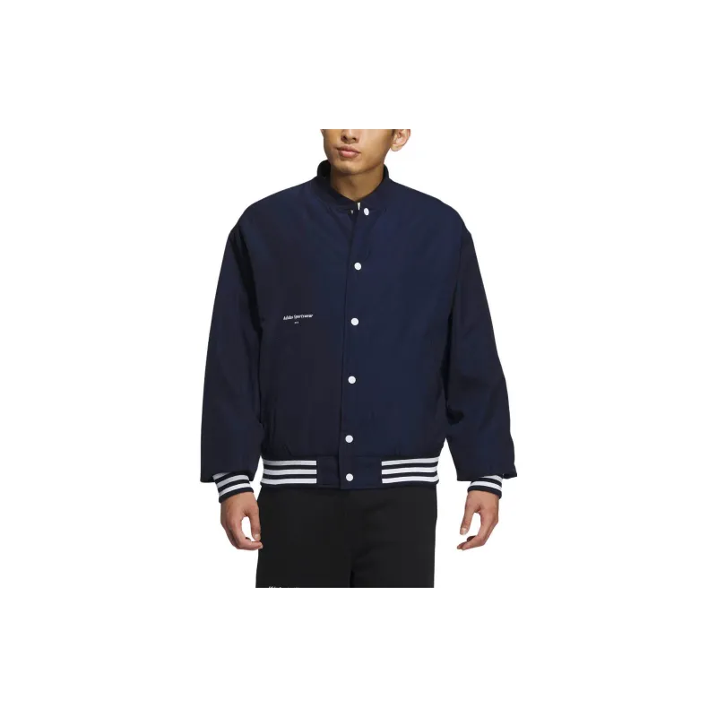 Adidas Puffer Jackets Men Legend Ink/White-2