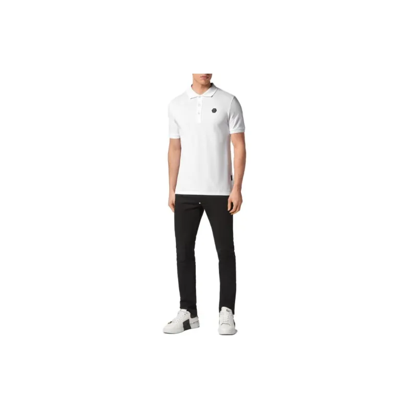 PHILIPP PLEIN Polo Shirts Men White-2