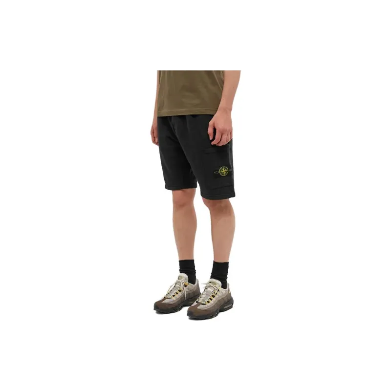 STONE ISLAND Compass badge Track Shorts-1