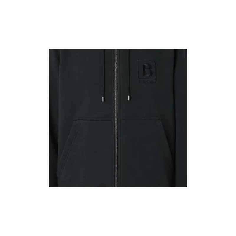 Burberry Letter Graphic Cotton Blend Zip Hoodie-4