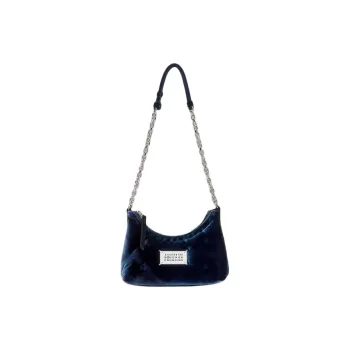 Maison Margiela Glam Slam Micro Velvet Hobo Bag