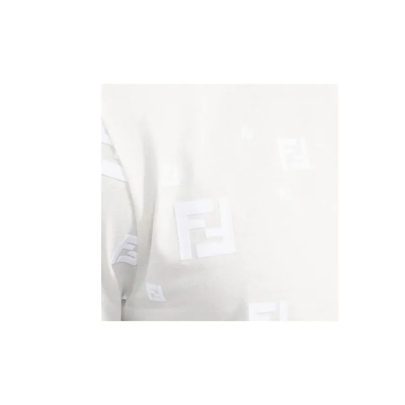 FENDI T-Shirts Men White-6