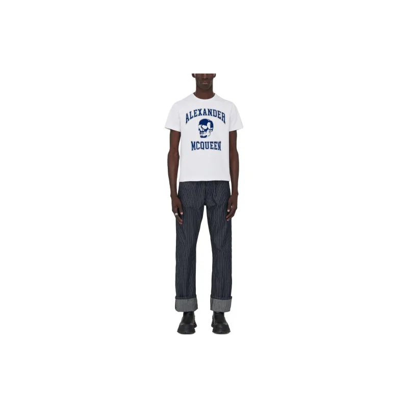 Alexander McQueen Graphic Printed Crewneck T Shirt-1