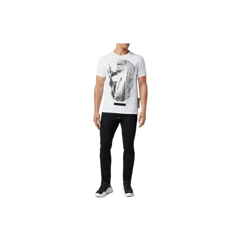PHILIPP PLEIN T Shirts Men White-1