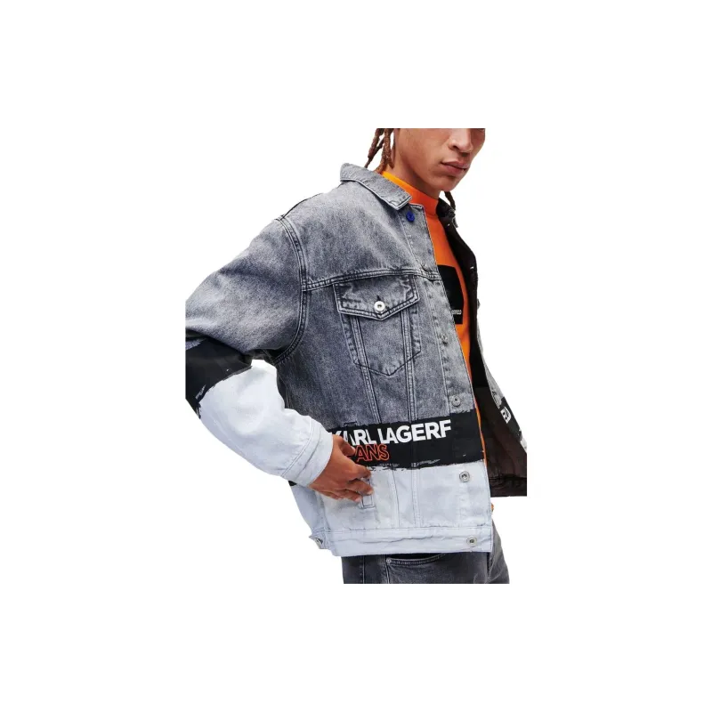 KARL LAGERFELD / Karl Lagerfeld Jeans Denim Jackets Men Blue-3