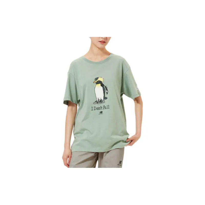 New Balance T Shirt Unisex Light Green-3