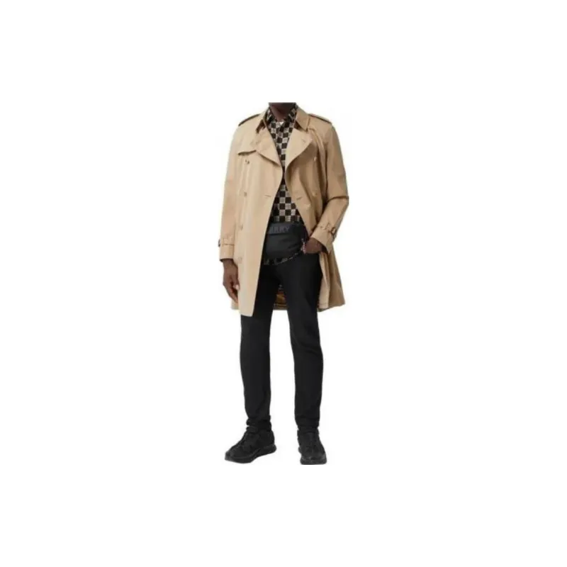 Burberry Trench Coat Men's Honey-2