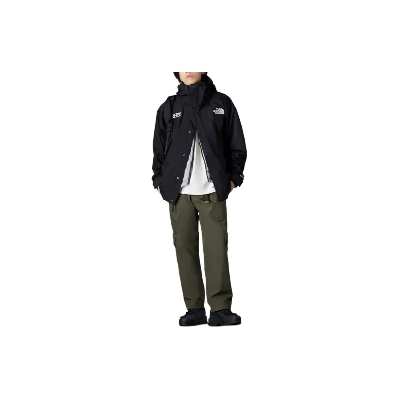THE NORTH FACE UE Series SS24 Outdoor Hiking Water Resistant Windproof Breathable Windbreaker Jacket Men's Black-2