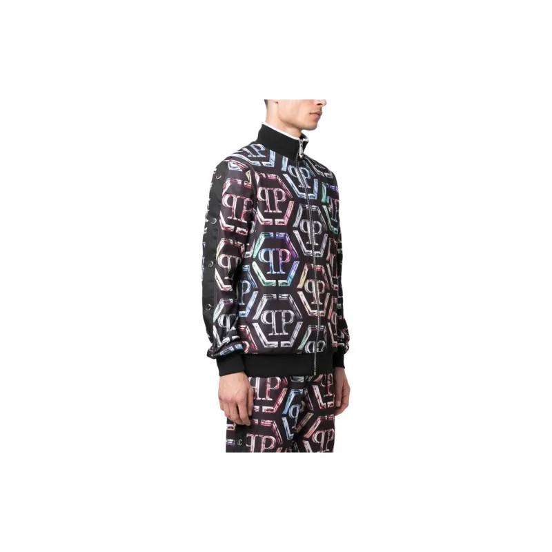 PHILIPP PLEIN All Over Printed Zip Up Tracksuit-1