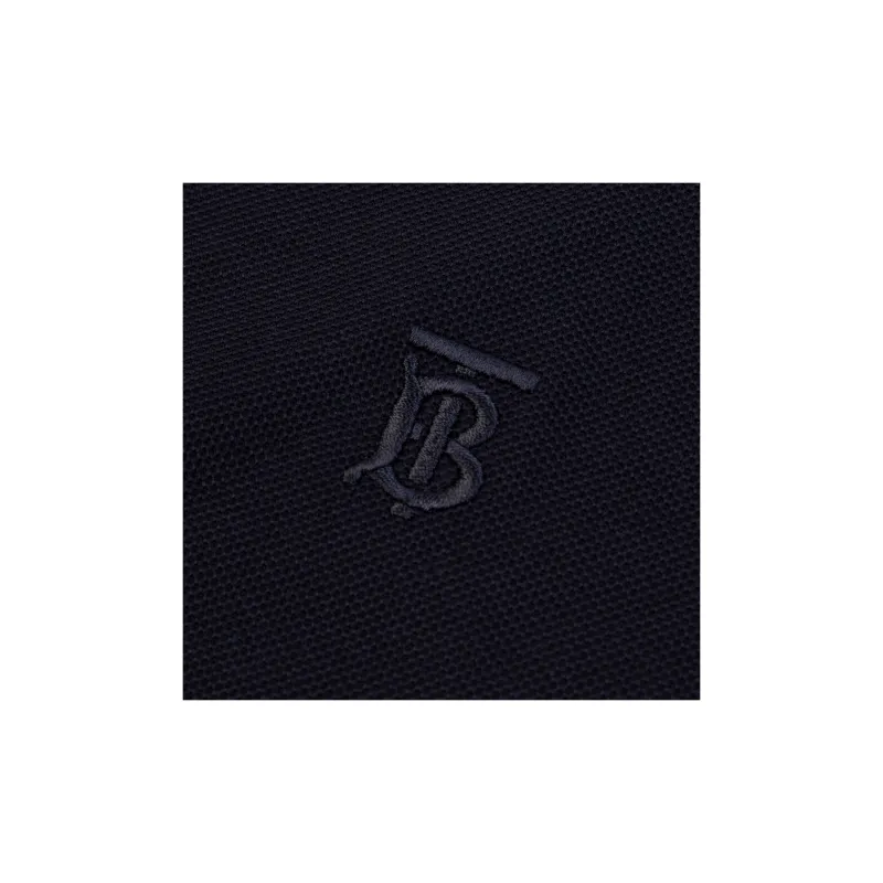 Burberry Monogram Motif Cotton Piqué Polo Shirt-9