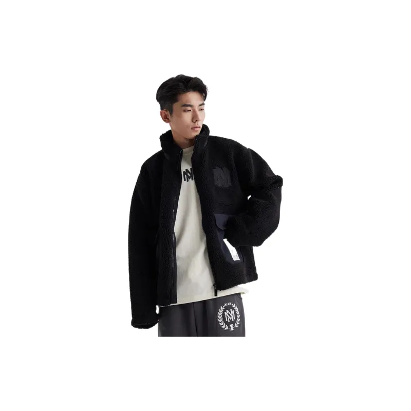 Mitchell & Ness Puffer Jacket Unisex Black-1