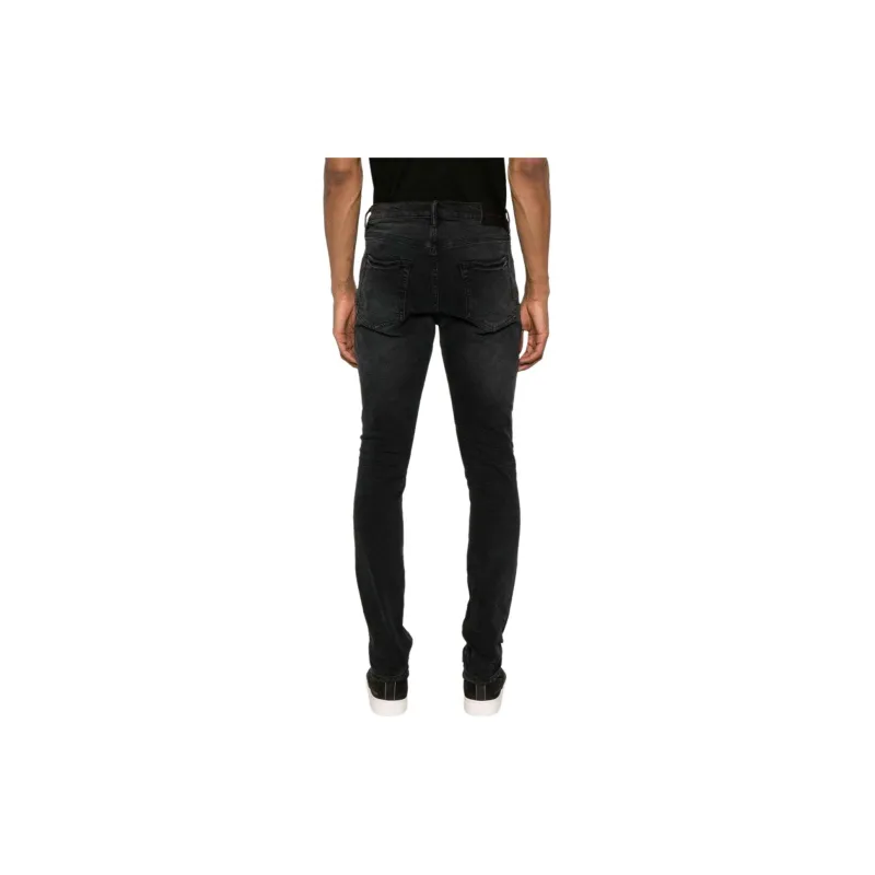 PURPLE BRAND X Blue Sky Low rise Slim leg Jeans-2