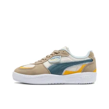 PUMA Palmer Slip Resistant Shock Absorbers Low Top Skateboard Shoes Women's Brown