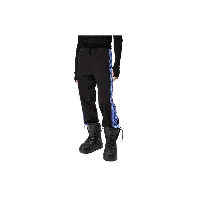 LOUIS VUITTON Knitted Sweatpants Men's Black-3
