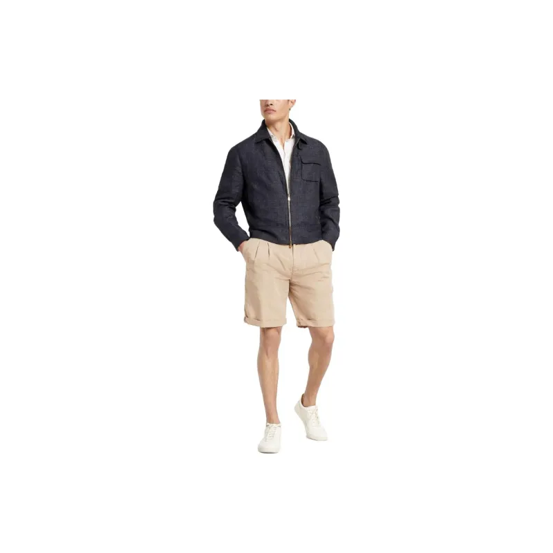 Brunello Cucinelli Drawstring waist Bermuda Shorts-3