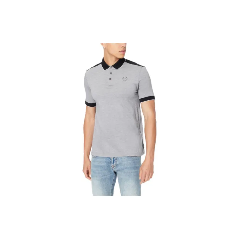 ARMANI EXCHANGEAE FW22 Polo Shirt Men's Black-1