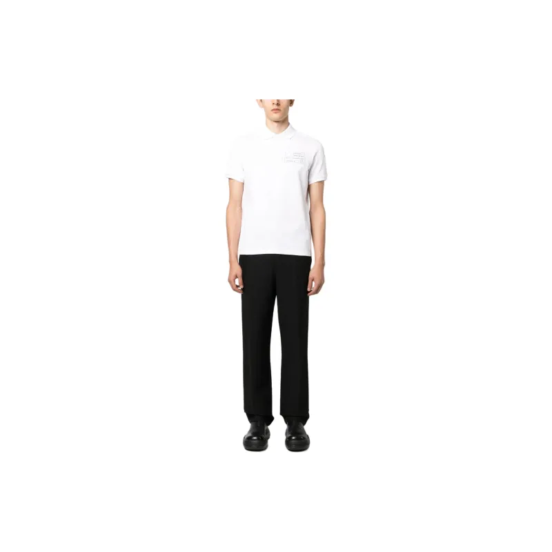 Moncler Polo Shirts Men White-1