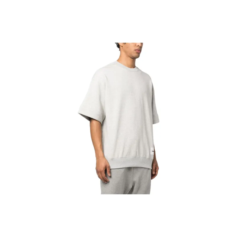 JIL SANDER + Logo Patch Short Sleeved T Shirt-4