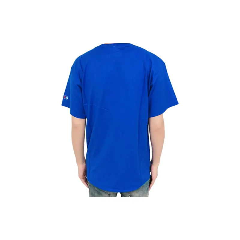 Champion Regular T Shirt Unisex Royal Blue US Version-3
