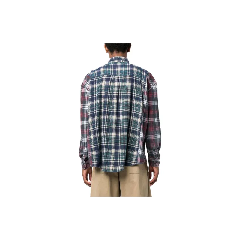 Needles Flannel Shirt Ribbon Shirt-2