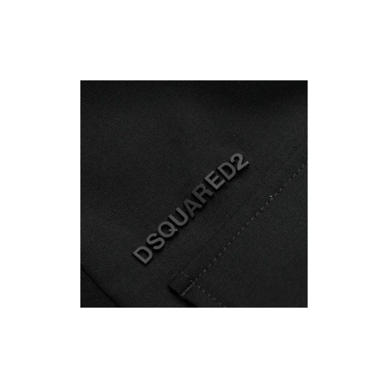 DSQUARED 2 Logo Detailed Cropped Cargo Track Pants-3