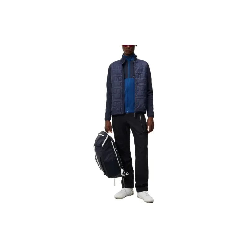 J.Lindeberg Quilt Hybrid Jacket Jackets & Coats Men's Navy Blue-3