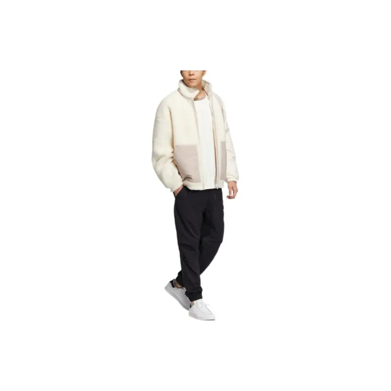 Adidas Originals AU SHERPAAnti University Jacket Unisex White-1