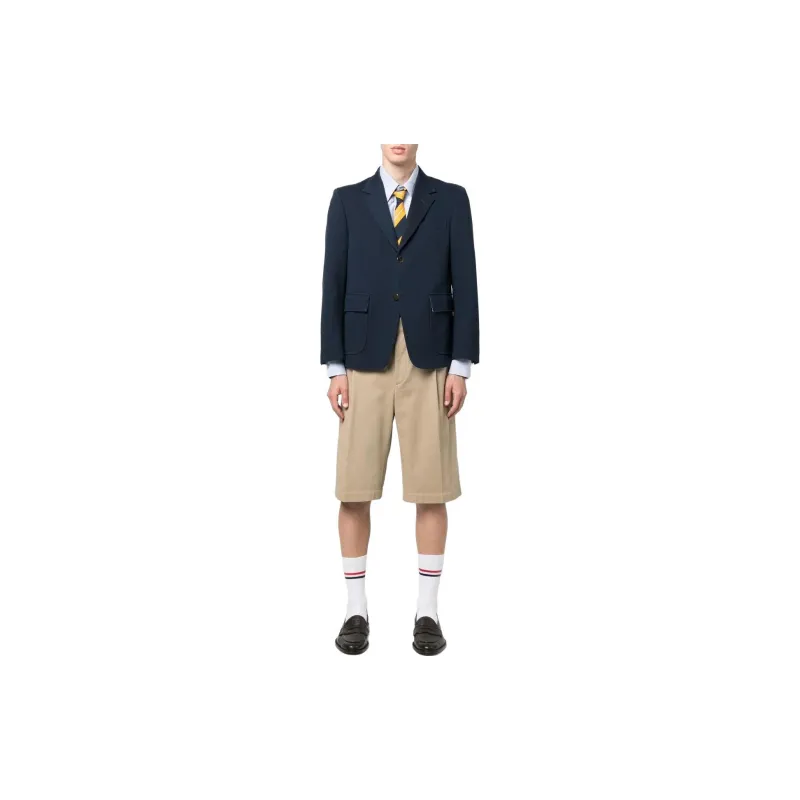 THOM BROWNE Shirts Men Light Blue-3
