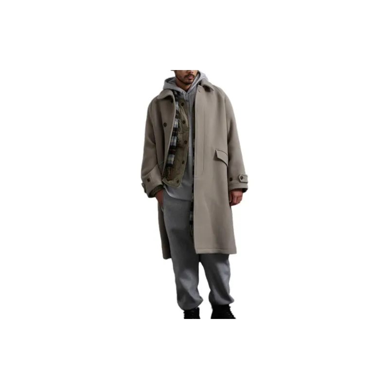 COVERNAT Coats Unisex Beige-3