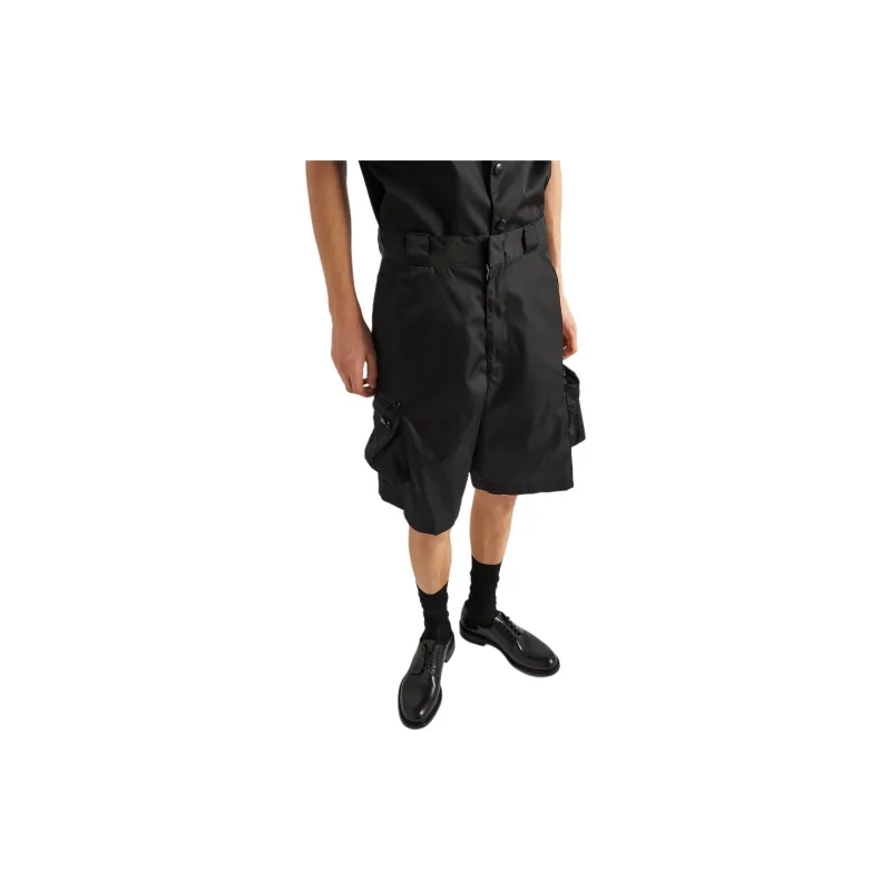 PRADA Casual Shorts Men's Black-3