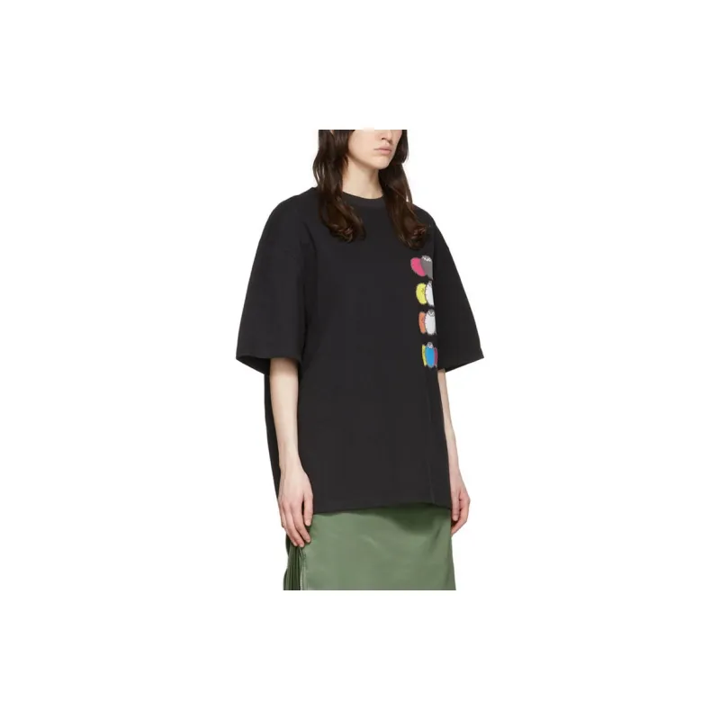 WE11DONE T Shirts Unisex Black-4