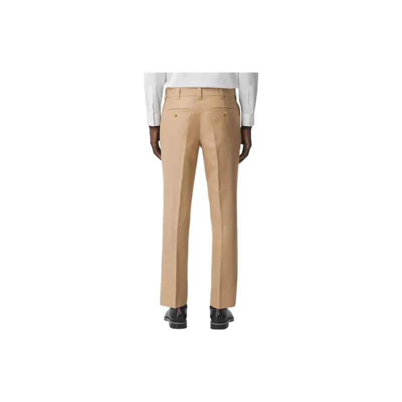 Burberry Suit Trousers Men Khaki-3