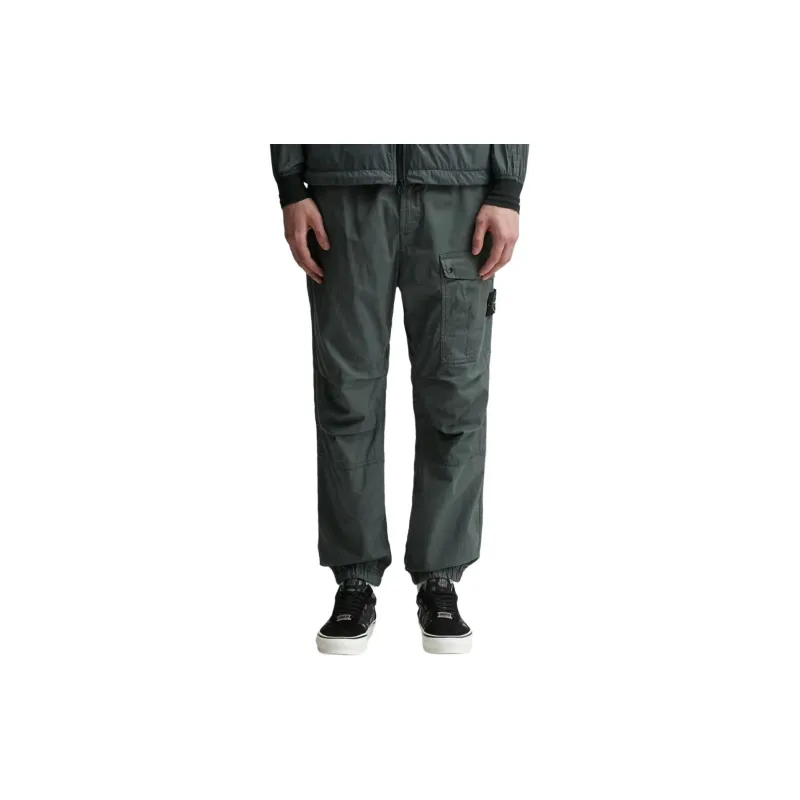 STONE ISLAND Compass badge Tapered leg Trousers-2