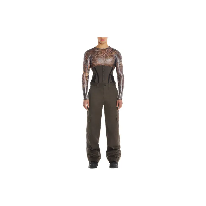 Mugler FW23 T-Shirt Unisex Leopard-2