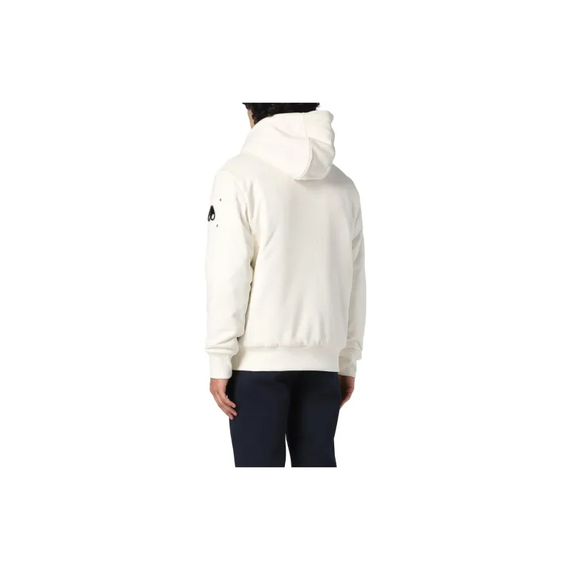 Moose Knuckles Logo Plaque Drawstring Zipped Hoodie-2