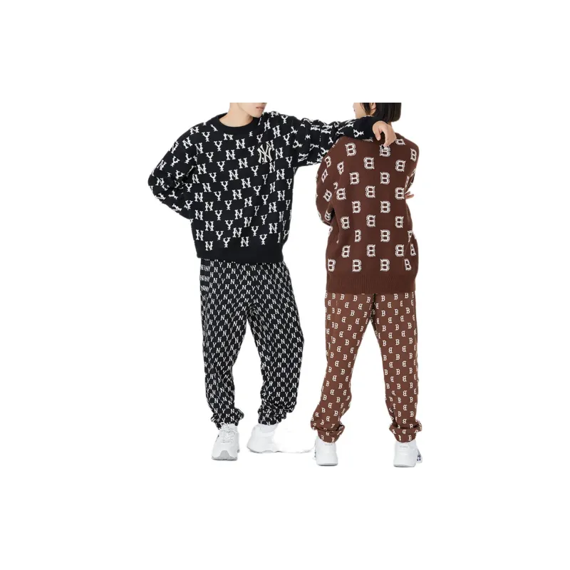 MLB Sweaters Unisex Dark Brown-3