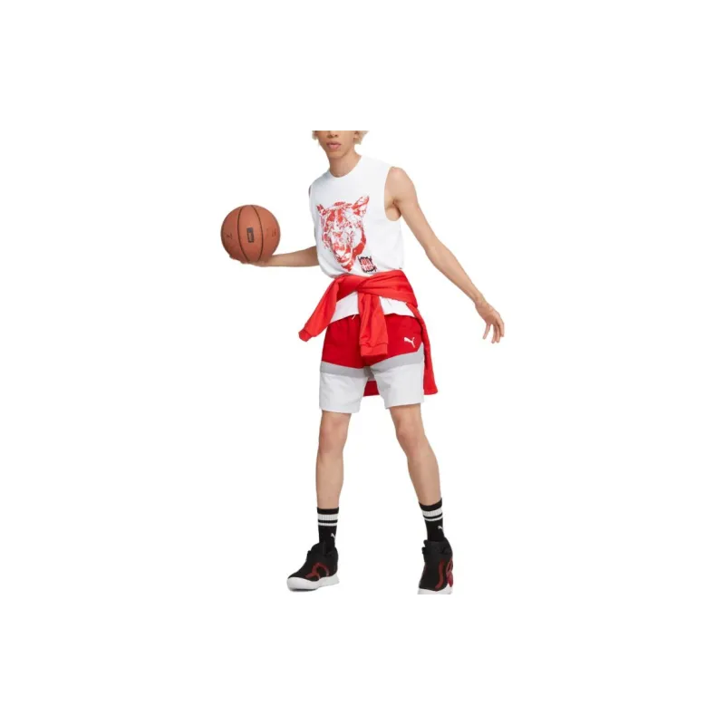 PUMA FAST BREAK Basketball Jerseys Men's White-2