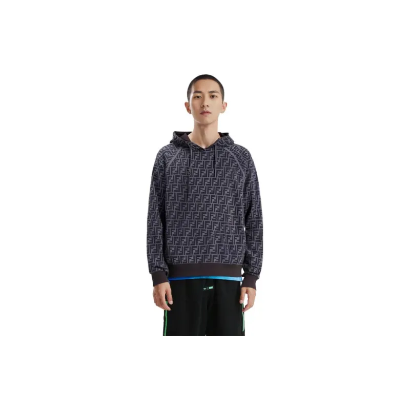 FENDI FW22 Sweatshirt Men's Black-3