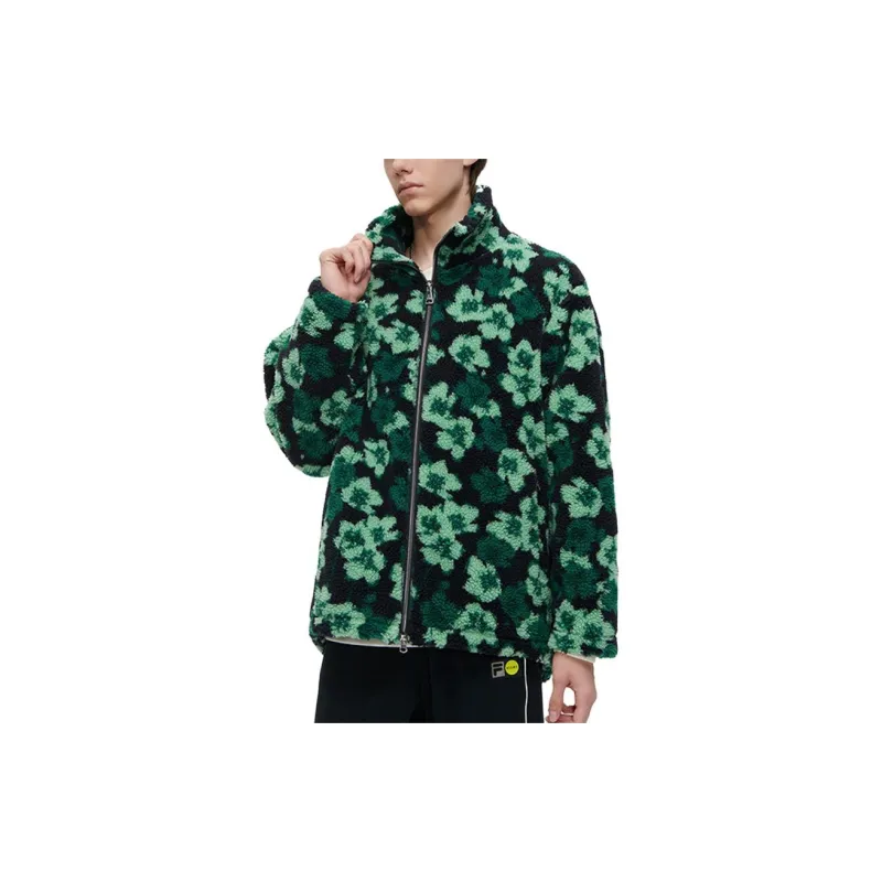 FILA FUSION FILA FUSION X BEAMS Co branded Series Jacket Men's Water Duck Green-4