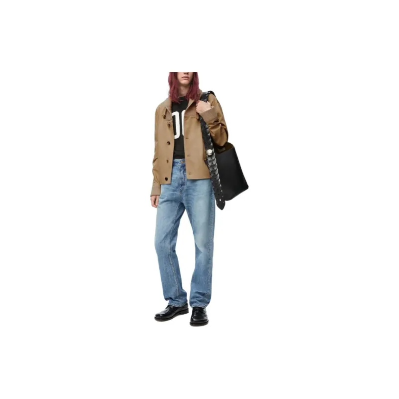 LOEWE SS24 Jackets Coats Men's Sand-1