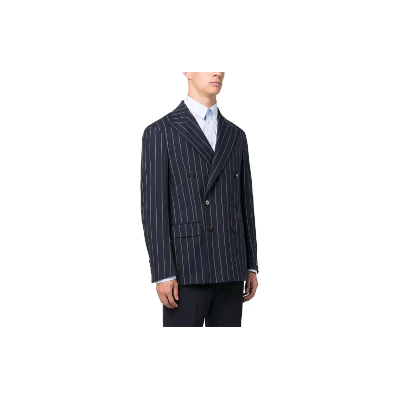 Ralph Lauren Pinstriped Double-breasted Blazer-3